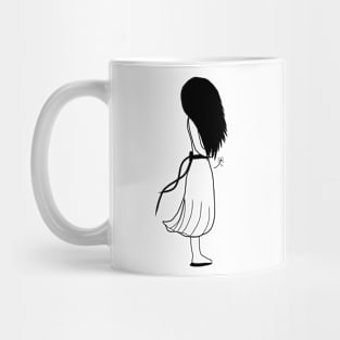 Girl with Flower Mug